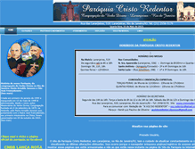 Tablet Screenshot of cristoredentor-rj.com.br